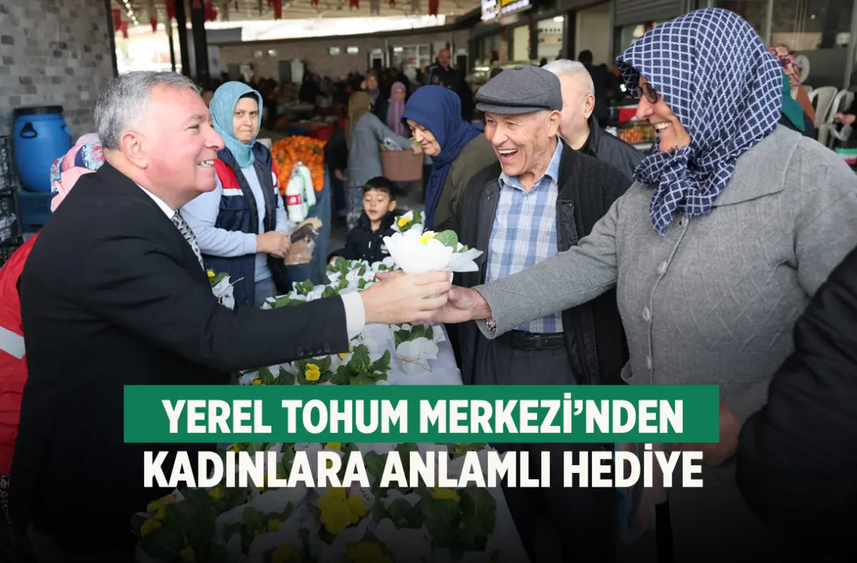 Yerel Tohum Merkezi’nden kadınlara anlamlı hediye